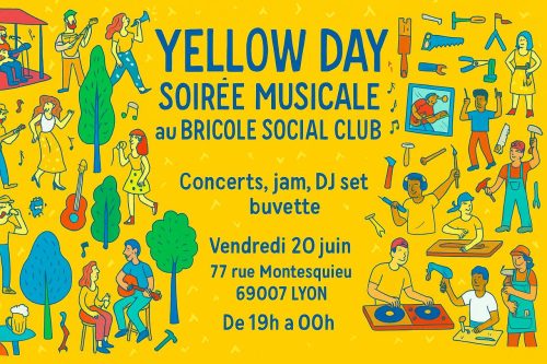 Soirée musicale le 20 juin: Yellow day